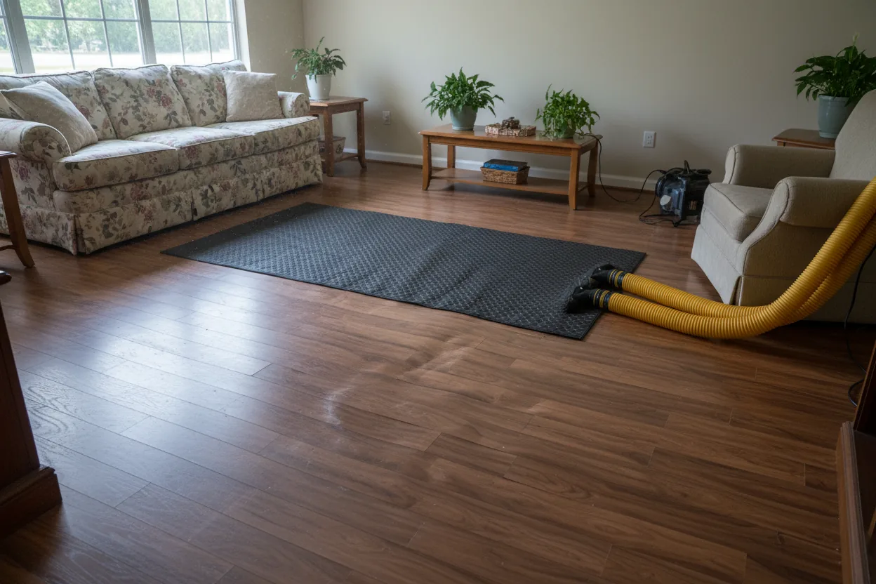 Carpet and flooring drying in Gainesville and Alachua County, Florida