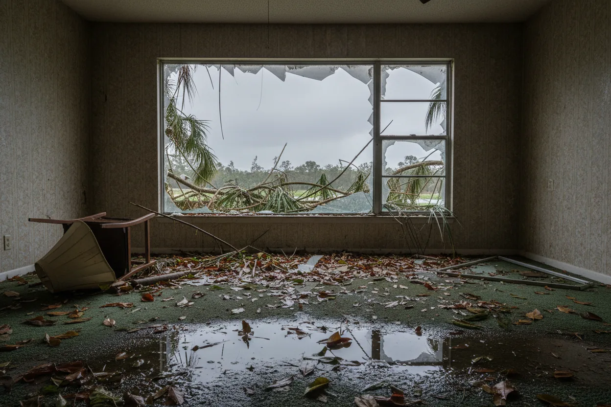 Storm damage cleanup in Gainesville and Alachua County, Florida