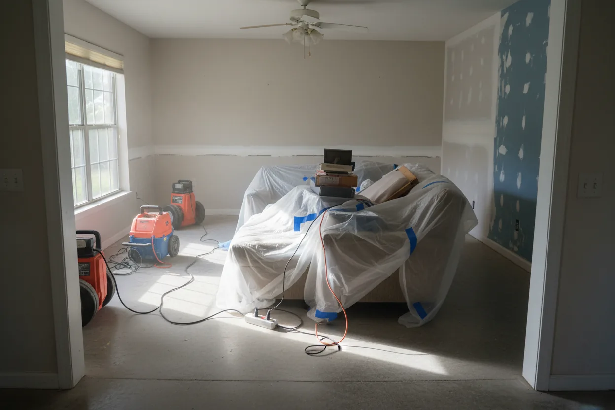 Water damage restoration in Gainesville and Alachua County, Florida